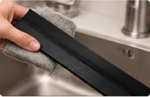 FlexBridge being cleaned with a cloth